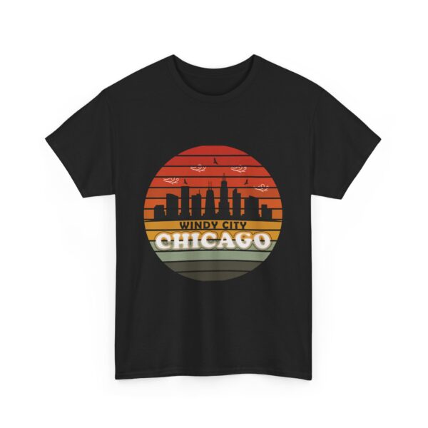 Windy City - Chicago - Heavy Cotton Tee - Image 7