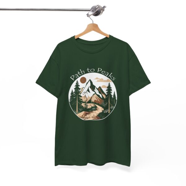Path to Peaks - Heavy Cotton Tee - Image 5