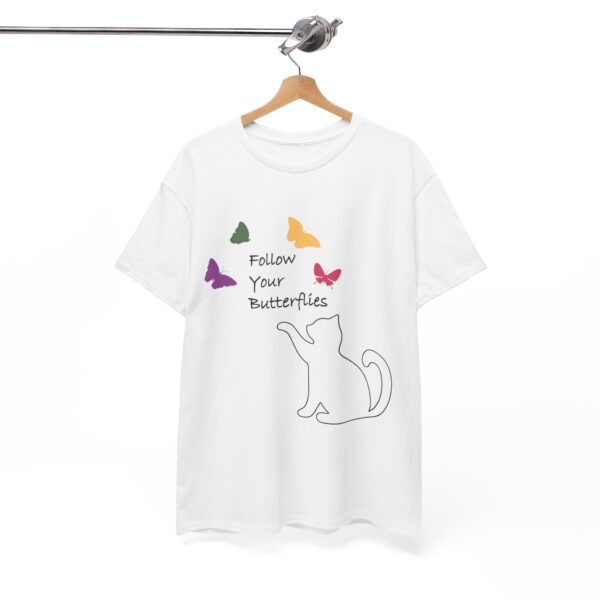 Follow Your Butterflies - Heavy Cotton Tee - Image 11