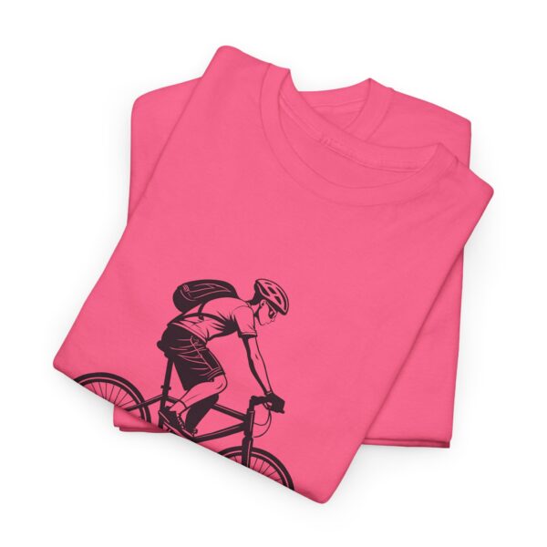 Biking Adventure - No Road! No Problem - Heavy Cotton Tee - Image 15