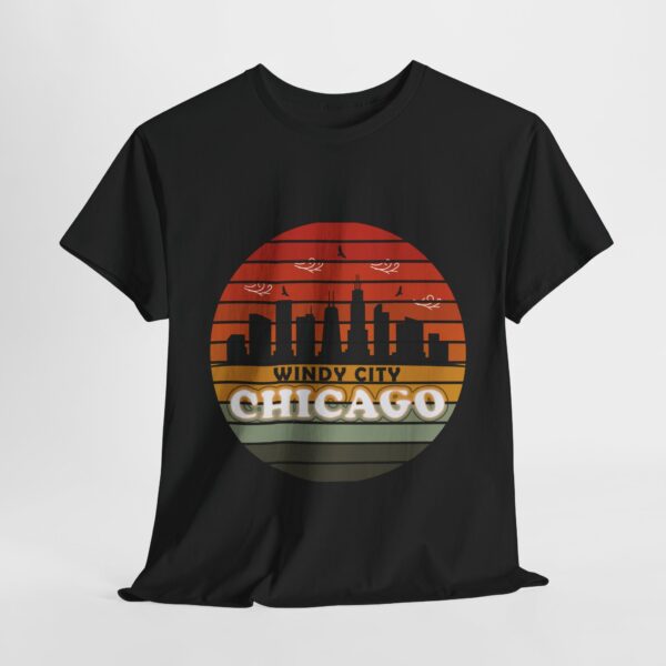 Windy City - Chicago - Heavy Cotton Tee - Image 16