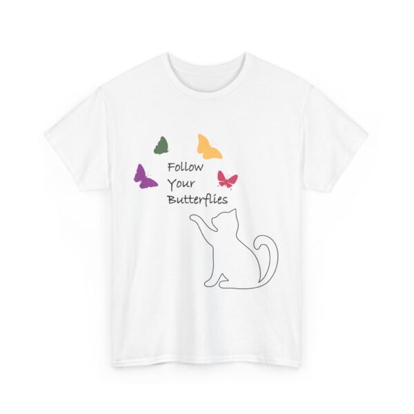 Follow Your Butterflies - Heavy Cotton Tee - Image 8