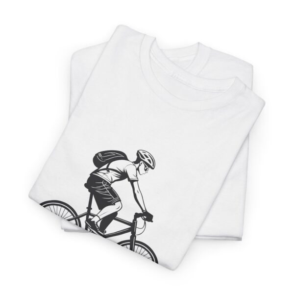 Biking Adventure - No Road! No Problem - Heavy Cotton Tee - Image 9