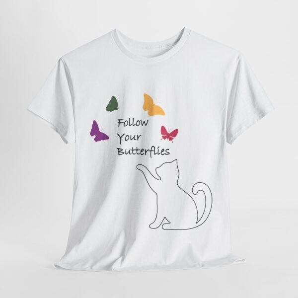 Follow Your Butterflies - Heavy Cotton Tee - Image 10