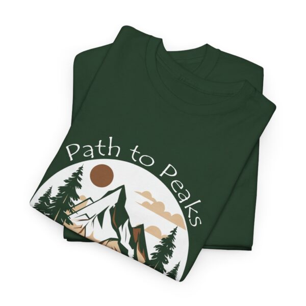 Path to Peaks - Heavy Cotton Tee - Image 3