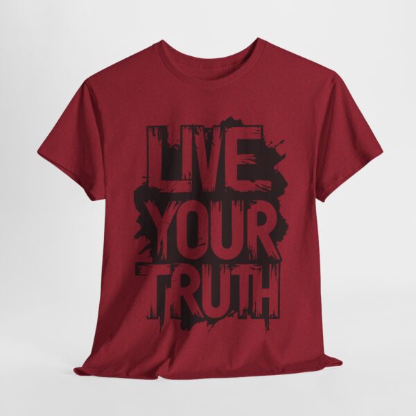 Live Your Truth - Heavy Cotton Tee - Image 4