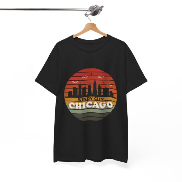 Windy City - Chicago - Heavy Cotton Tee - Image 18