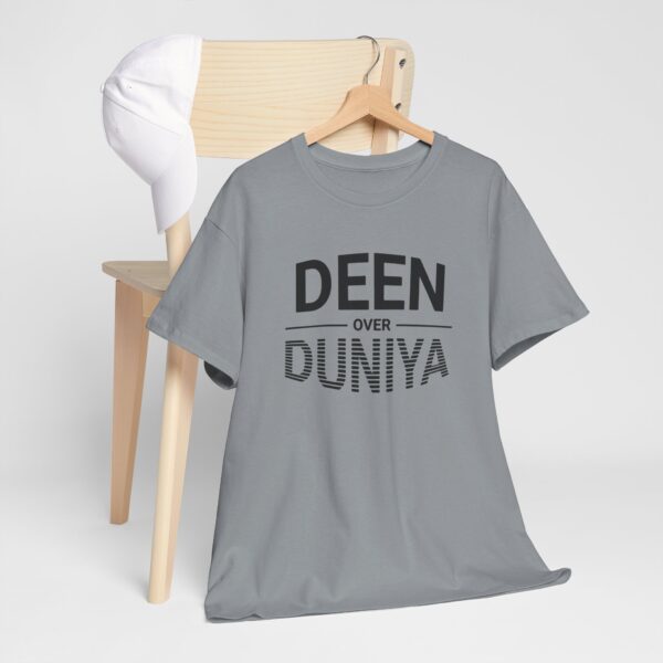 Deen Over Duniya - Heavy Cotton Tee - Image 12
