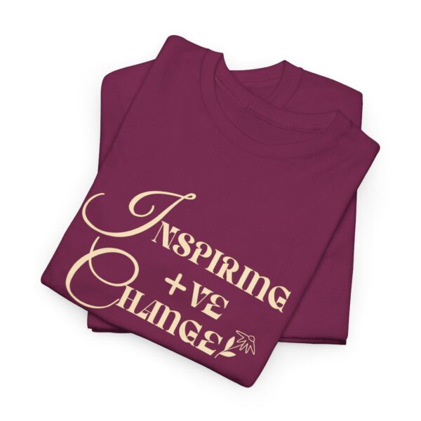 Inspiring Positive Change - Heavy Cotton Tee - Image 3