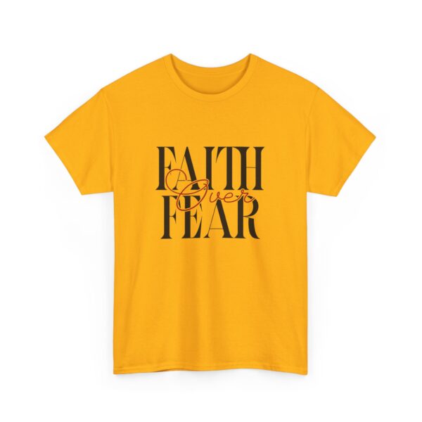 Faith Over Fear - Heavy Cotton Tee - Image 2