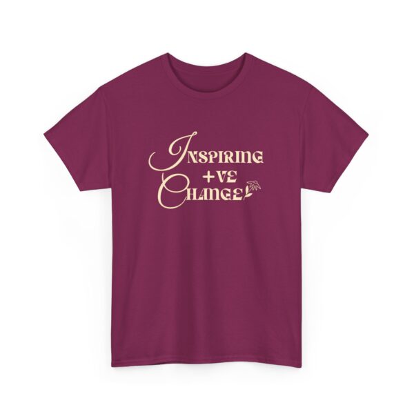 Inspiring Positive Change - Heavy Cotton Tee - Image 2
