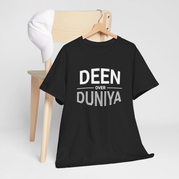 Deen Over Duniya - Heavy Cotton Tee - Image 8