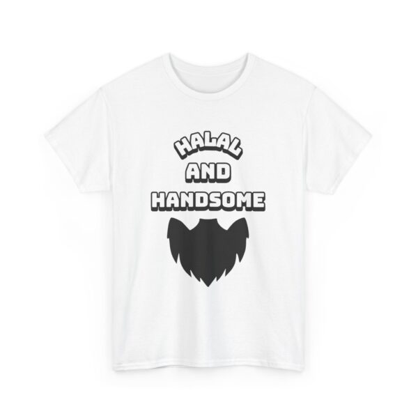 Halal and Handsome - Heavy Cotton Tee - Image 7