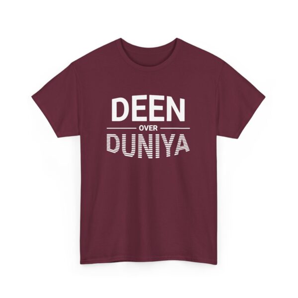 Deen Over Duniya - Heavy Cotton Tee - Image 2
