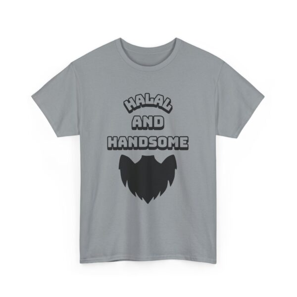 Halal and Handsome - Heavy Cotton Tee - Image 2