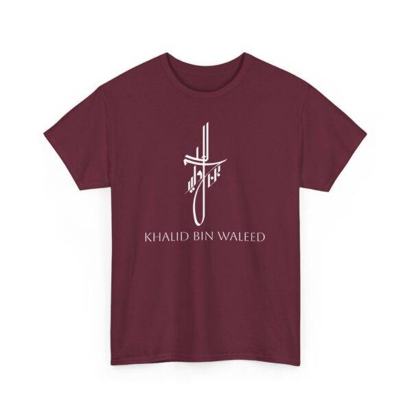 Khalid Bin Waleed - Heavy Cotton Tee - Image 6