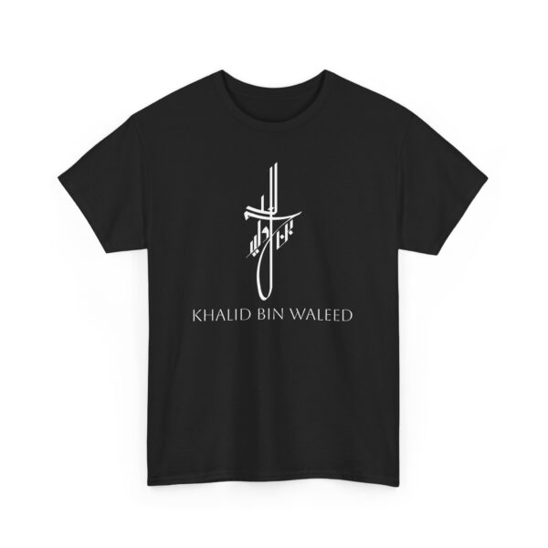 Khalid Bin Waleed - Heavy Cotton Tee - Image 2